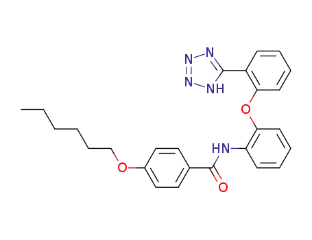 Benzamide, 4-(hexyloxy)-N-[2-[2-(1H-tetrazol-5-yl)phenoxy]phenyl]-