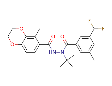 1,4-Benzodioxin-6-carboxylic acid, 2,3-dihydro-5-methyl-,
2-[3-(difluoromethyl)-5-methylbenzoyl]-2-(1,1-dimethylethyl)hydrazide