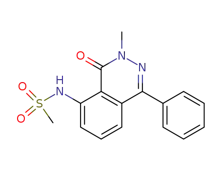 Methanesulfonamide,
N-(3,4-dihydro-3-methyl-4-oxo-1-phenyl-5-phthalazinyl)-