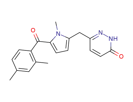 3(2H)-Pyridazinone,6-[[5-(2,4-dimethylbenzoyl)-1-methyl-1H-pyrrol-2-yl]methyl]-