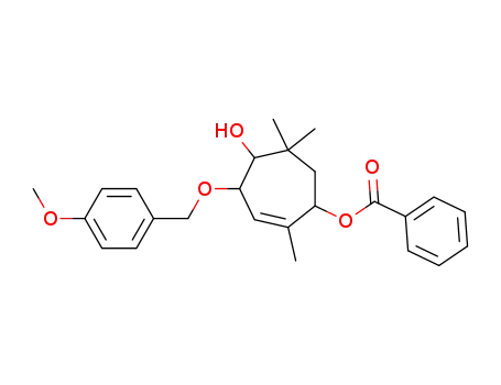 5-Cycloheptene-1,4-diol, 7-[(4-methoxyphenyl)methoxy]-2,2,5-trimethyl-,
4-benzoate