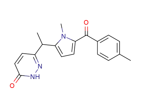 3(2H)-Pyridazinone,6-[1-[1-methyl-5-(4-methylbenzoyl)-1H-pyrrol-2-yl]ethyl]-
