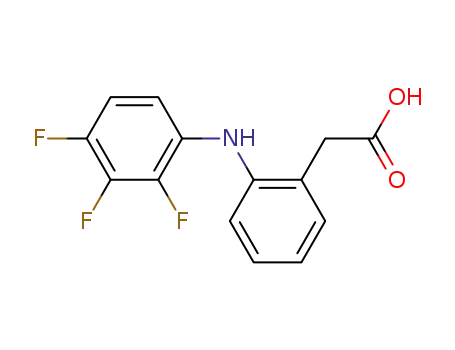 Molecular Structure of 320777-79-5 (Benzeneacetic acid, 2-[(2,3,4-trifluorophenyl)amino]-)