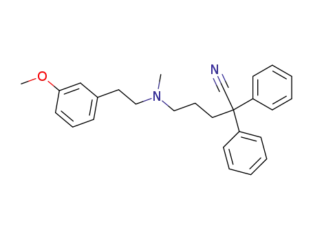 Benzeneacetonitrile,
a-[3-[[2-(3-methoxyphenyl)ethyl]methylamino]propyl]-a-phenyl-