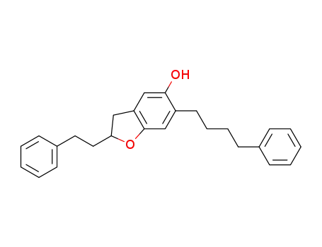 5-Benzofuranol, 2,3-dihydro-6-(4-phenylbutyl)-2-(2-phenylethyl)-