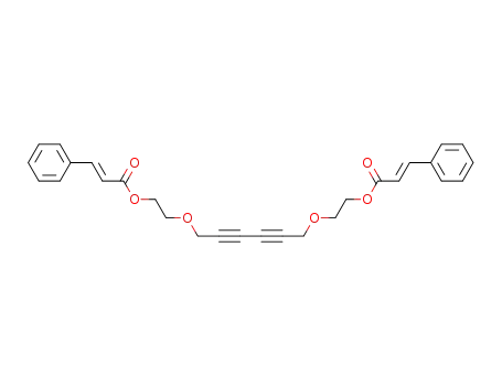 2-Propenoic acid, 3-phenyl-,
2,4-hexadiyne-1,6-diylbis(oxy-2,1-ethanediyl) ester, (E,E)-