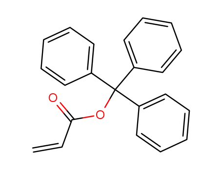 Molecular Structure of 14989-78-7 (triphenylmethyl acrylate)