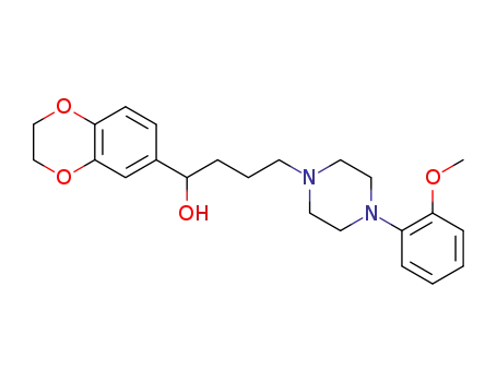 Molecular Structure of 84707-34-6 (1-Piperazinebutanol,
a-(2,3-dihydro-1,4-benzodioxin-6-yl)-4-(2-methoxyphenyl)-)