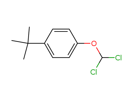 Molecular Structure of 104392-34-9 (Benzene, 1-(dichloromethoxy)-4-(1,1-dimethylethyl)-)