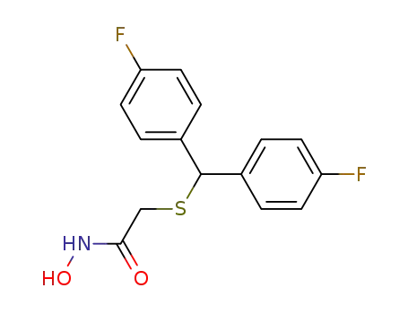 Acetamide, 2-[[bis(4-fluorophenyl)methyl]thio]-N-hydroxy-