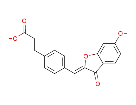 2-Propenoic acid,
3-[4-[(6-hydroxy-3-oxo-2(3H)-benzofuranylidene)methyl]phenyl]-, (Z,E)-