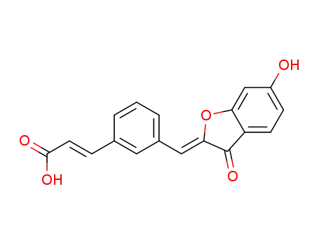 2-Propenoic acid,
3-[3-[(6-hydroxy-3-oxo-2(3H)-benzofuranylidene)methyl]phenyl]-, (Z,E)-