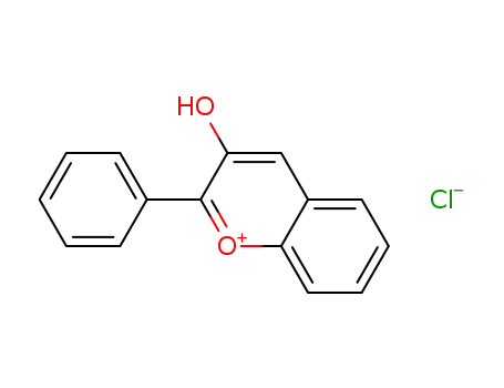 1-Benzopyrylium, 3-hydroxy-2-phenyl-, chloride
