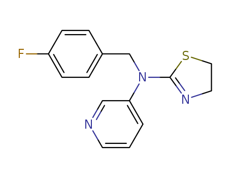 3-Pyridinamine, N-(4,5-dihydro-2-thiazolyl)-N-[(4-fluorophenyl)methyl]-