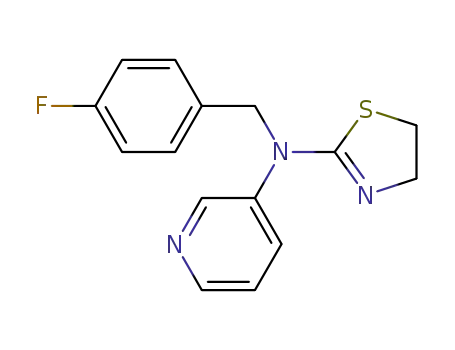 N-(4,5-Dihydro-1,3-thiazol-2-yl)-N-[(4-fluorophenyl)methyl]pyridin-3-amine