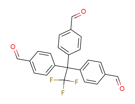 Molecular Structure of 61204-11-3 (Benzaldehyde, 4,4',4''-(trifluoroethylidyne)tris-)