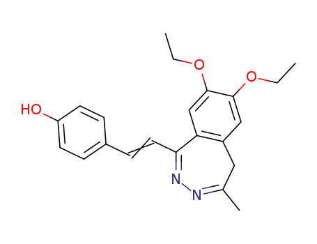 Phenol, 4-[2-(7,8-diethoxy-4-methyl-5H-2,3-benzodiazepin-1-yl)ethenyl]-