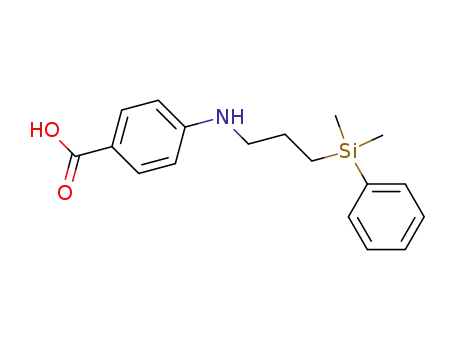 Benzoic acid, 4-[[3-(dimethylphenylsilyl)propyl]amino]-