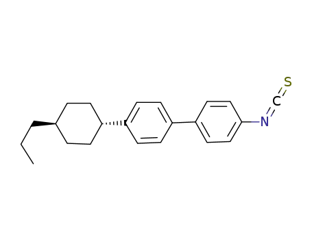 Molecular Structure of 104569-88-2 (1,1'-Biphenyl, 4-isothiocyanato-4'-(trans-4-propylcyclohexyl)-)