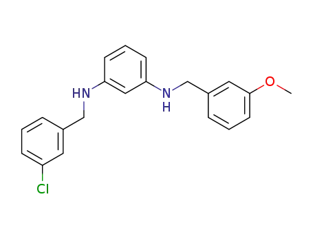 1,3-Benzenediamine,
N-[(3-chlorophenyl)methyl]-N'-[(3-methoxyphenyl)methyl]-