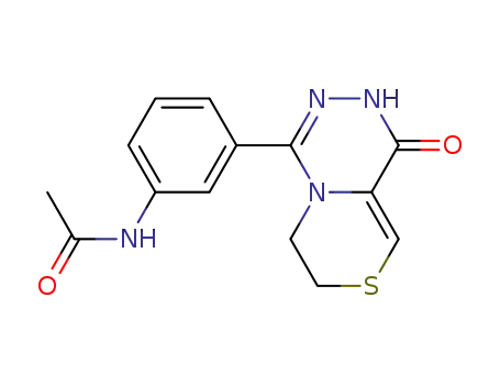 Acetamide,
N-[3-(1,2,6,7-tetrahydro-1-oxo[1,4]thiazino[4,3-d][1,2,4]triazin-4-yl)phen
yl]-