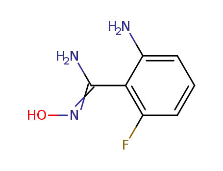 Molecular Structure of 190011-73-5 (Benzenecarboximidamide, 2-amino-6-fluoro-N-hydroxy-)