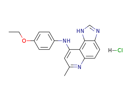 1H-Imidazo[4,5-f]quinolin-9-amine, N-(4-ethoxyphenyl)-7-methyl-,
monohydrochloride