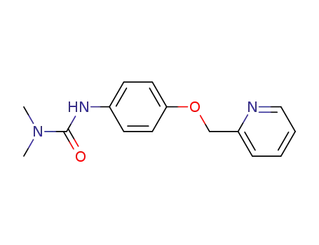 Molecular Structure of 58804-04-9 (Urea, N,N-dimethyl-N'-[4-(2-pyridinylmethoxy)phenyl]-)