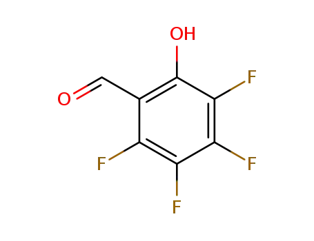 Molecular Structure of 502762-93-8 (Benzaldehyde, 2,3,4,5-tetrafluoro-6-hydroxy-)