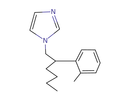Molecular Structure of 61055-61-6 (1H-Imidazole, 1-[2-(2-methylphenyl)hexyl]-)