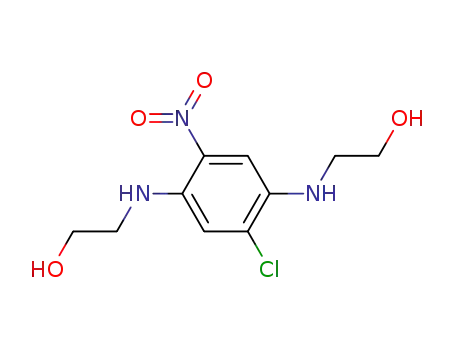 Molecular Structure of 50610-30-5 (Ethanol, 2,2'-[(2-chloro-5-nitro-1,4-phenylene)diimino]bis-)
