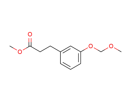 Molecular Structure of 50704-55-7 (Methyl 3-(m-Methoxymethoxyphenyl)propionate)
