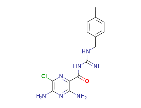 Pyrazinecarboxamide, 3,5-diamino-6-chloro-N-[imino[[(4-methylphenyl)methyl]amino]methyl]-
