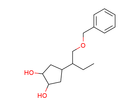 1,2-Cyclopentanediol, 4-[1-[(phenylmethoxy)methyl]propyl]-