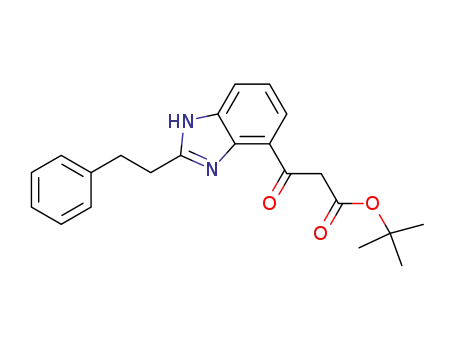 t-butyl 3-(2-(2-phenylethyl)benzimidazol-4-yl)-3-oxopropanoate