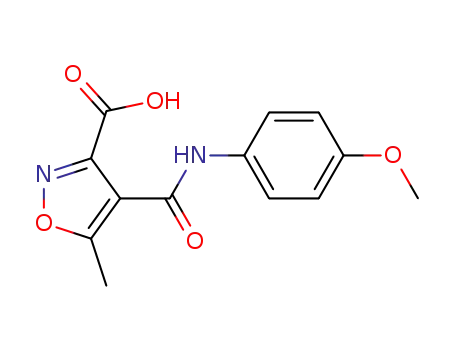 3-carboxy-5-methyl-N-(4'-methoxy)phenyl-4-isoxazolecarboxamide