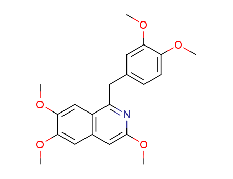 Isoquinoline, 1-[(3,4-dimethoxyphenyl)methyl]-3,6,7-trimethoxy-