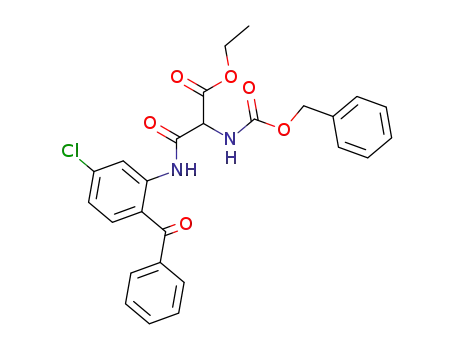 Molecular Structure of 61294-99-3 (Alanine,
3-[(2-benzoyl-5-chlorophenyl)amino]-3-oxo-N-[(phenylmethoxy)carbonyl]
-, ethyl ester)