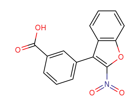 Molecular Structure of 63362-99-2 (Benzoic acid, 3-(2-nitro-3-benzofuranyl)-)