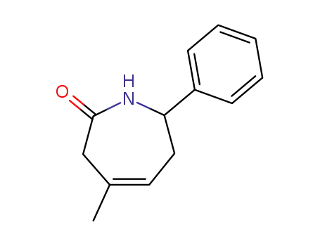 Molecular Structure of 39919-74-9 (4-methyl-7-phenyl-1,3,6,7-tetrahydro-2H-azepin-2-one)