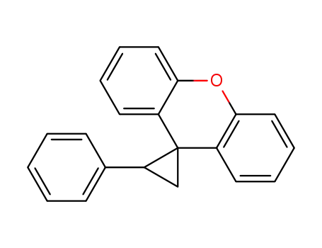 Molecular Structure of 61327-91-1 (Spiro[cyclopropane-1,9'-[9H]xanthene], 2-phenyl-)