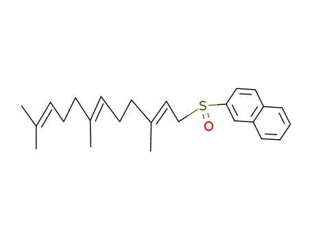 Molecular Structure of 31163-07-2 (Naphthalene, 2-[(3,7,11-trimethyl-2,6,10-dodecatrienyl)sulfinyl]-)