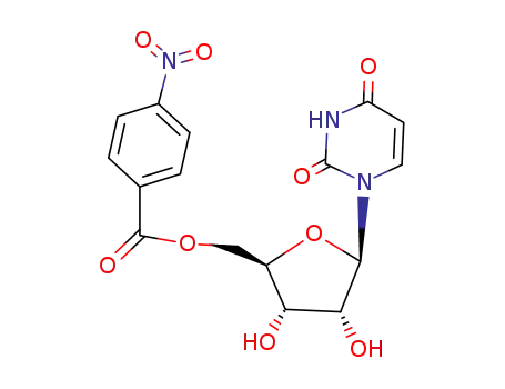 Molecular Structure of 42890-60-8 (Uridine, 5'-(4-nitrobenzoate))