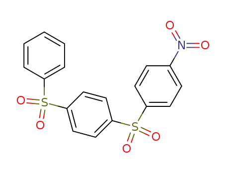 Molecular Structure of 62489-04-7 (Benzene, 1-[(4-nitrophenyl)sulfonyl]-4-(phenylsulfonyl)-)