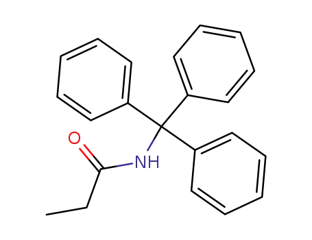 Molecular Structure of 20808-84-8 (<i>N</i>-trityl-propionamide)