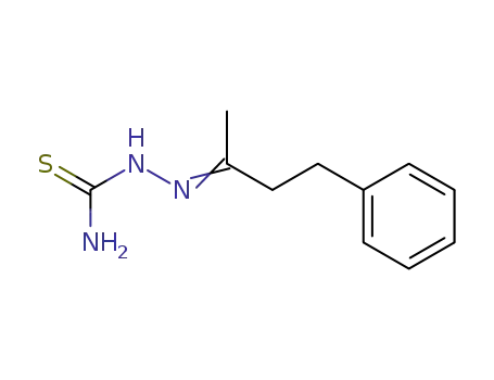 Molecular Structure of 54688-10-7 (Hydrazinecarbothioamide, 2-(1-methyl-3-phenylpropylidene)-)