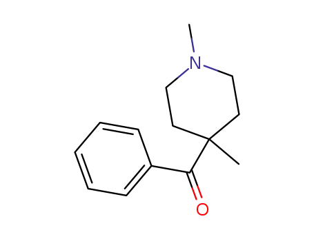 Molecular Structure of 59403-31-5 (Methanone, (1,4-dimethyl-4-piperidinyl)phenyl-)