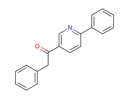 Molecular Structure of 63056-21-3 (Ethanone, 2-phenyl-1-(6-phenyl-3-pyridinyl)-)