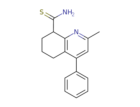 8-Quinolinecarbothioamide, 5,6,7,8-tetrahydro-2-methyl-4-phenyl-