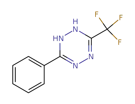 Molecular Structure of 54820-09-6 (1,2,4,5-Tetrazine, 1,2-dihydro-3-phenyl-6-(trifluoromethyl)-)